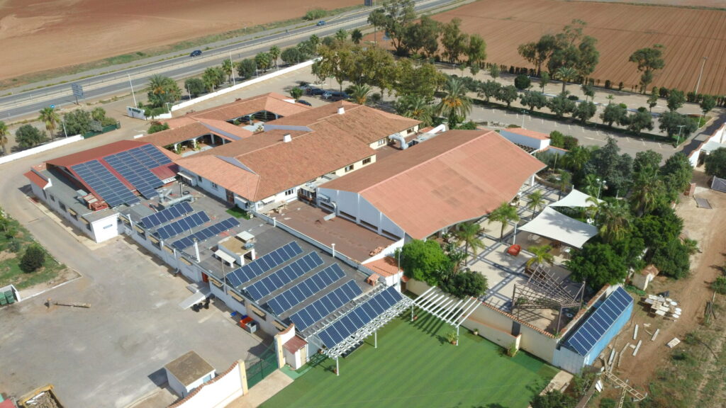 solar panels restaurant