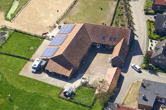 solar panels farm